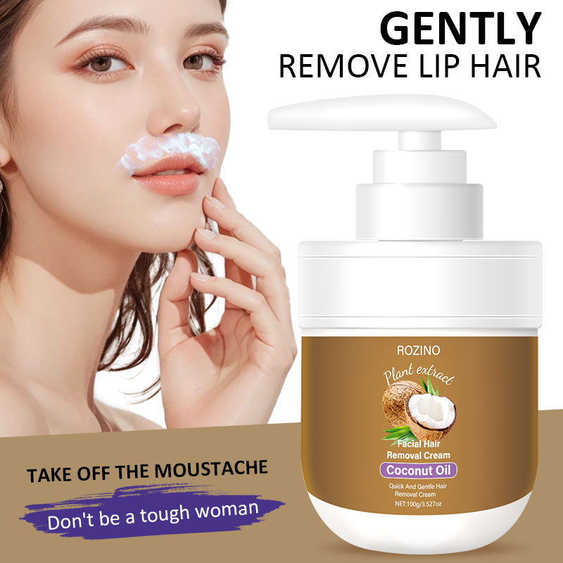 Hair Removal Cream - Rozino Lippen-Haarentfernungscreme, sanft und nicht reizend,