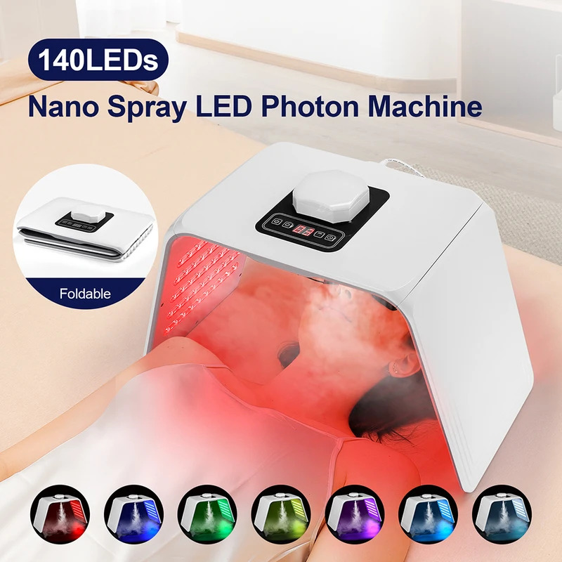 Spa & Wellness Hotel Olympia Mariánské Lázně - 7-Farben-LED-Photonen-Schönheitsmaske, feuchtigkeitsspendendes Nano-Spray für Gesicht und