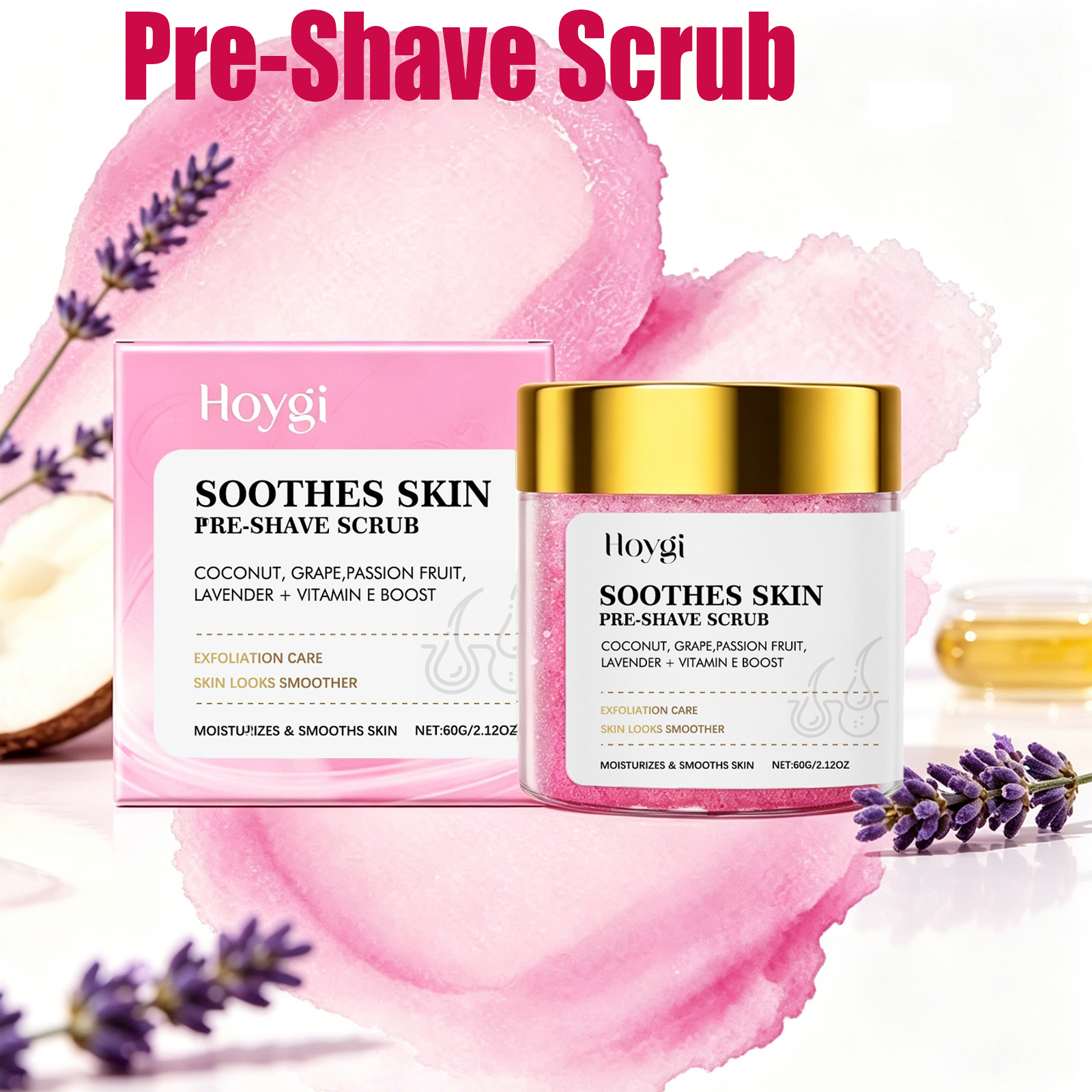 Hair Removal Cream - Vor dem Rasieren Anwendbares Peeling Sanftes